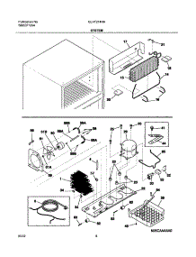 09 - System parts for Frigidaire Refrigerator GLHT214RAB3 from AppliancePartsPros.com