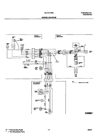 11 - Wiring Diagram parts for Frigidaire Refrigerator GLHT214RAQ4 from AppliancePartsPros.com