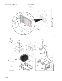 07 - System parts for Frigidaire Refrigerator GLRH1779GW0 from AppliancePartsPros.com
