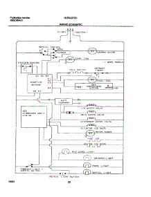 20 - Wiring Schematic parts for Frigidaire Refrigerator GLRS237ZCQ0 from AppliancePartsPros.com