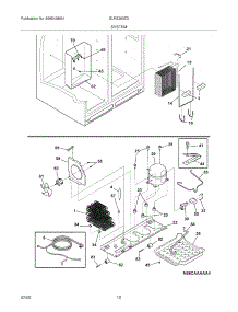 13 - System parts for Frigidaire Refrigerator GLRS263ZDQ6 from AppliancePartsPros.com