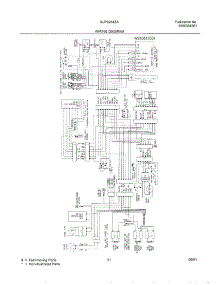 21 - Wiring Diagram parts for Frigidaire Refrigerator GLRS264ZAQ0 from AppliancePartsPros.com