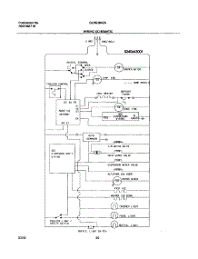 20 - Wiring Schematic parts for Frigidaire Refrigerator GLRS264ZAW2 from AppliancePartsPros.com