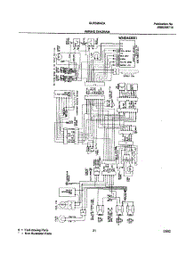 21 - Wiring Diagram parts for Frigidaire Refrigerator GLRS264ZAW2 from AppliancePartsPros.com