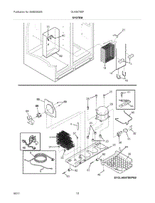 13 - System parts for Frigidaire Refrigerator GLHS67SEPB0 from AppliancePartsPros.com