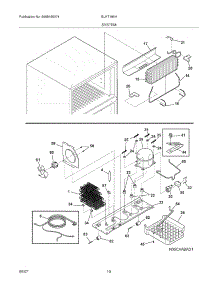 09 - System parts for Frigidaire Refrigerator GLHT186HB3 from AppliancePartsPros.com