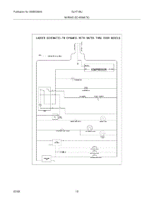 12 - Wiring Schematic parts for Frigidaire Refrigerator GLHT186JW0 from AppliancePartsPros.com