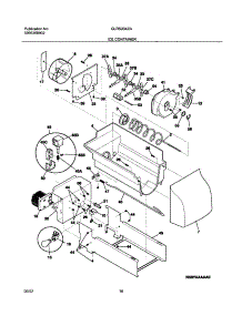 17 - Ice Container parts for Frigidaire Refrigerator GLRS234ZAQ3 from AppliancePartsPros.com