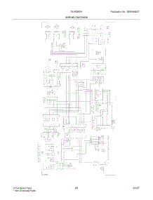 23 - Wiring Diagram parts for Frigidaire Refrigerator GLHS35EHW1 from AppliancePartsPros.com