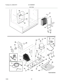 13 - System parts for Frigidaire Refrigerator GLHS36EESB7 from AppliancePartsPros.com