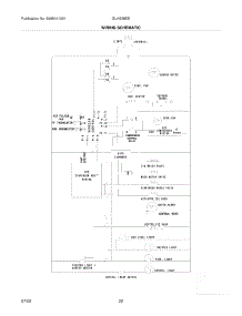 22 - Wiring Schematic parts for Frigidaire Refrigerator GLHS38EEQ1 from AppliancePartsPros.com