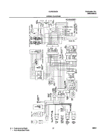 21 - Wiring Diagram parts for Frigidaire Refrigerator GLRS234ZAW2 from AppliancePartsPros.com
