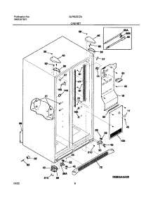 07 - Cabinet parts for Frigidaire Refrigerator GLRS237ZAQ4 from AppliancePartsPros.com