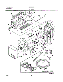 19 - Ice Maker parts for Frigidaire Refrigerator GLRS237ZAW2 from AppliancePartsPros.com