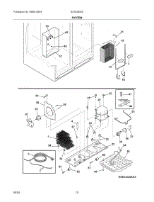 13 - System parts for Frigidaire Refrigerator GLRS263ZDB0 from AppliancePartsPros.com