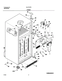 05 - Cabinet parts for Frigidaire Refrigerator GLHT216TAB3 from AppliancePartsPros.com