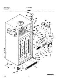 05 - Cabinet parts for Frigidaire Refrigerator GLHT216TAB4 from AppliancePartsPros.com