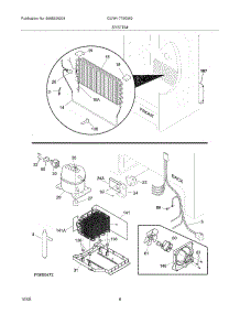 07 - System parts for Frigidaire Refrigerator GLRH1779GW2 from AppliancePartsPros.com