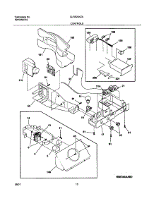11 - Controls parts for Frigidaire Refrigerator GLRS234ZAQ2 from AppliancePartsPros.com