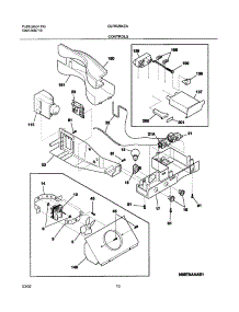 11 - Controls parts for Frigidaire Refrigerator GLRS264ZAQ2 from AppliancePartsPros.com