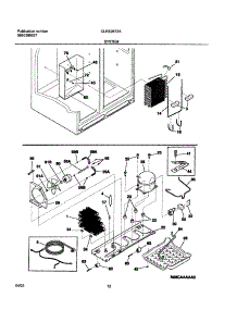 13 - System parts for Frigidaire Refrigerator GLRS267ZAB6 from AppliancePartsPros.com