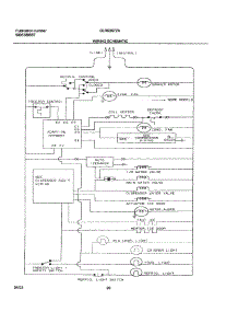 20 - Wiring Schematic parts for Frigidaire Refrigerator GLRS267ZAB6 from AppliancePartsPros.com