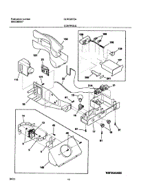 11 - Controls parts for Frigidaire Refrigerator GLRS267ZAW6 from AppliancePartsPros.com