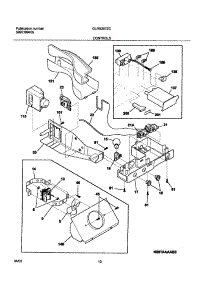 11 - Controls parts for Frigidaire Refrigerator GLRS267ZCB0 from AppliancePartsPros.com