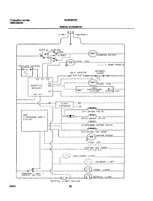 20 - Wiring Schematic parts for Frigidaire Refrigerator GLRS267ZCB0 from AppliancePartsPros.com