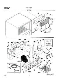 09 - System parts for Frigidaire Refrigerator GLHT216TAQ3 from AppliancePartsPros.com