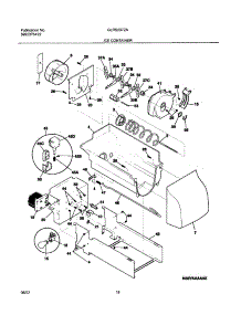 17 - Ice Container parts for Frigidaire Refrigerator GLRS237ZAB6 from AppliancePartsPros.com