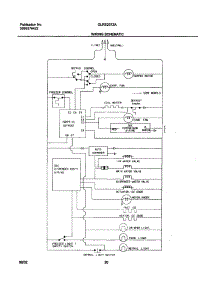 20 - Wiring Schematic parts for Frigidaire Refrigerator GLRS237ZAB6 from AppliancePartsPros.com