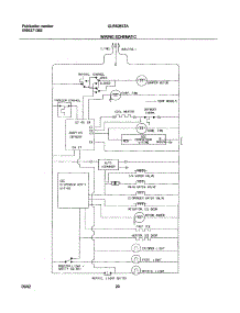 20 - Wiring Schematic parts for Frigidaire Refrigerator GLRS267ZAQ4 from AppliancePartsPros.com
