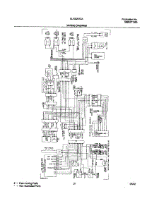 21 - Wiring Diagram parts for Frigidaire Refrigerator GLRS267ZAQ4 from AppliancePartsPros.com
