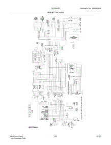 23 - Wiring Diagram parts for Frigidaire Refrigerator GLRS64ZEWA from AppliancePartsPros.com