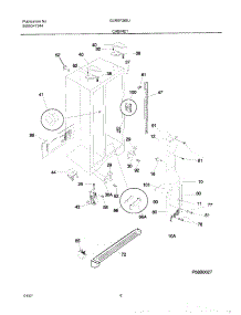 07 - Cabinet parts for Frigidaire Refrigerator GLRSF266JB2 from AppliancePartsPros.com