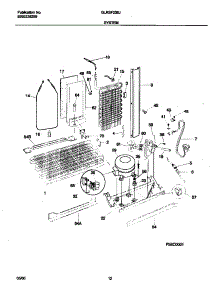 07 - System parts for Frigidaire Refrigerator GLRSF236JW0 from AppliancePartsPros.com
