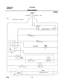 10 - Wiring Schematic parts for Frigidaire Refrigerator GLRT182SAW1 from AppliancePartsPros.com