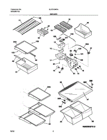 07 - Shelves parts for Frigidaire Refrigerator GLRT184RAW3 from AppliancePartsPros.com