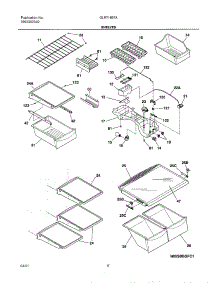 07 - Shelves parts for Frigidaire Refrigerator GLRT186TAQ0 from AppliancePartsPros.com