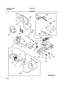 11 - Controls parts for Frigidaire Refrigerator GLRS237ZCW2 from AppliancePartsPros.com