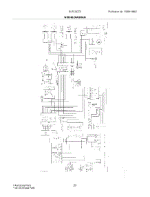23 - Wiring Diagram parts for Frigidaire Refrigerator GLRS267ZDB2 from AppliancePartsPros.com