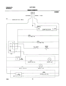 10 - Wiring Schematic parts for Frigidaire Refrigerator GLRT182SAQ4 from AppliancePartsPros.com