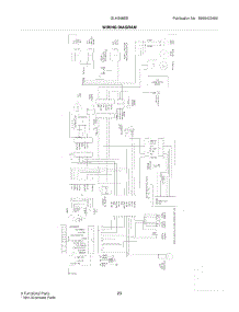 23 - Wiring Diagram parts for Frigidaire Refrigerator GLHS68EEB0 from AppliancePartsPros.com