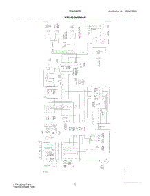 23 - Wiring Diagram parts for Frigidaire Refrigerator GLHS68EEPB0 from AppliancePartsPros.com