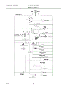 22 - Wiring Schematic parts for Frigidaire Refrigerator GLHS68EEPW4 from AppliancePartsPros.com