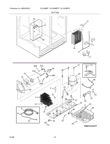13 - System parts for Frigidaire Refrigerator GLHS68EFPW0 from AppliancePartsPros.com