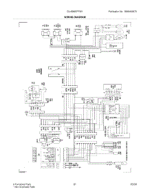 21 - Wiring Diagram parts for Frigidaire Refrigerator GLHS69EFPW1 from AppliancePartsPros.com