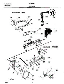 06 - Controls parts for Frigidaire Refrigerator GLRSF236JD1 from AppliancePartsPros.com