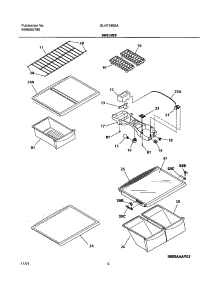 07 - Shelves parts for Frigidaire Refrigerator GLHT180SAQ0 from AppliancePartsPros.com